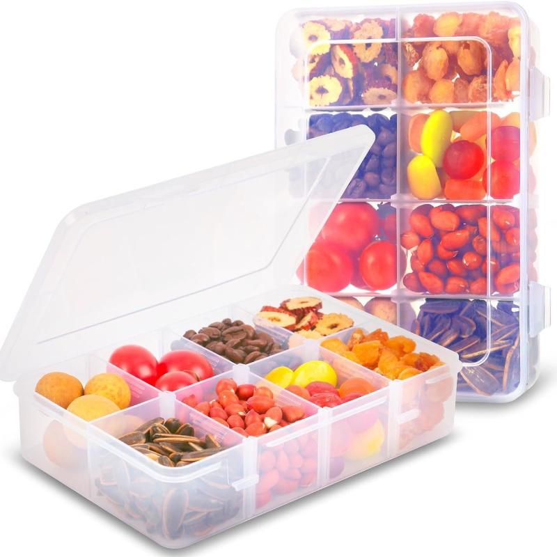 Food Snacks Box - Boîte de rangement en plastique à