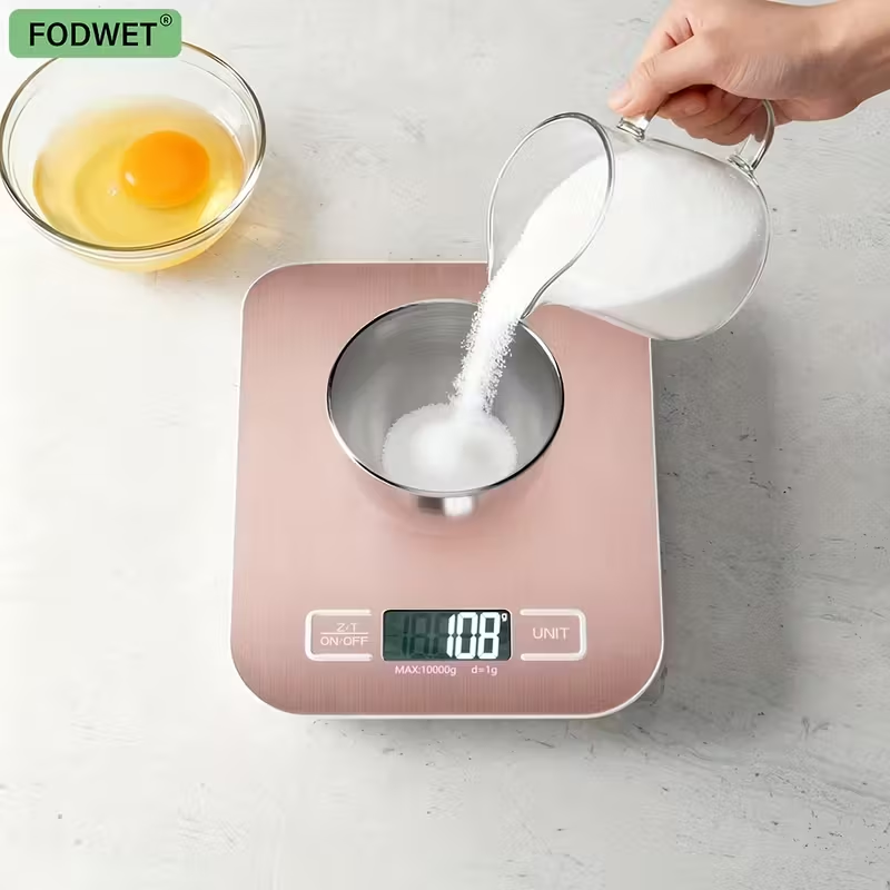 Food Xxl - Balance de cuisine rose 10kg/1g 5kg/1g,