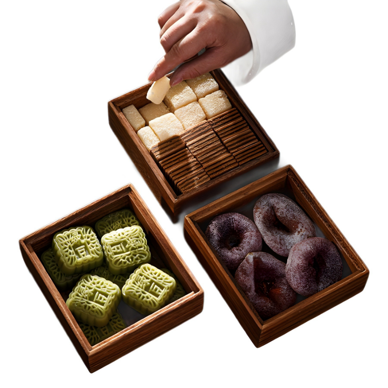 Snacks Food Gift Baskets - Boîte alimentaire minimaliste de Style japonais,