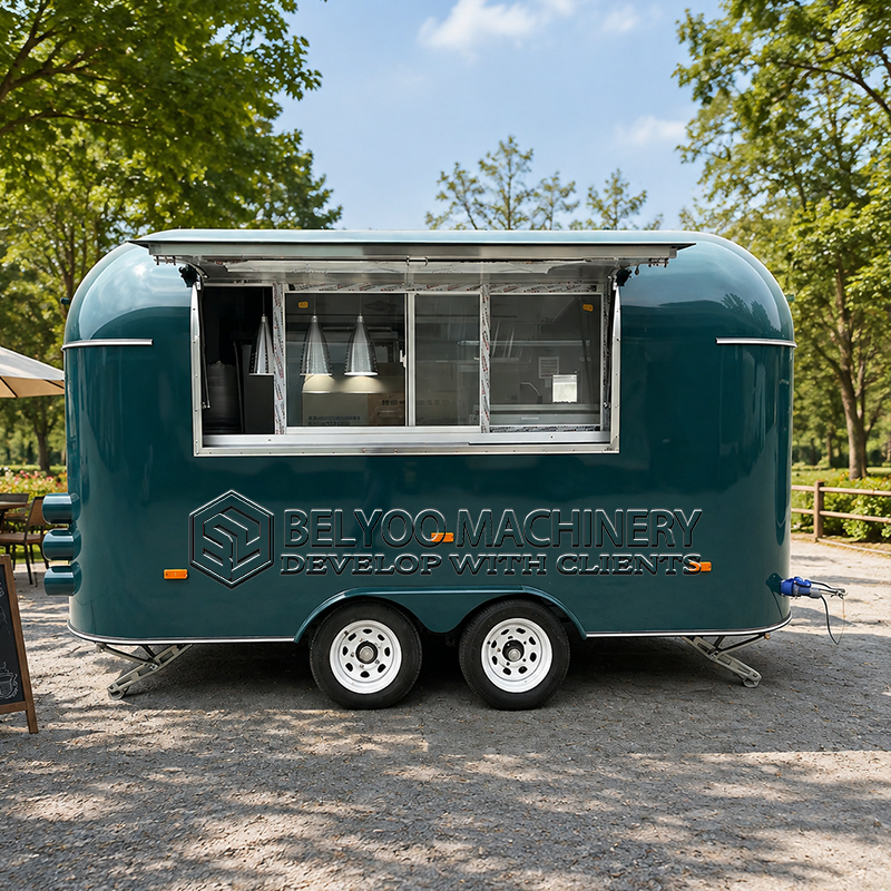 Food Snack - Remorque alimentaire commerciale Belyoo, cuisine mobile
