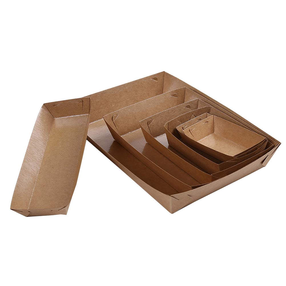 Food Snacks Box - 30 boîtes d'emballage jetables en papier