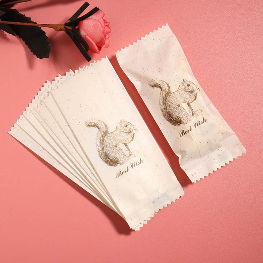 Food Lovers Snacks - Papier d'emballage cadeau Nougat, décor de