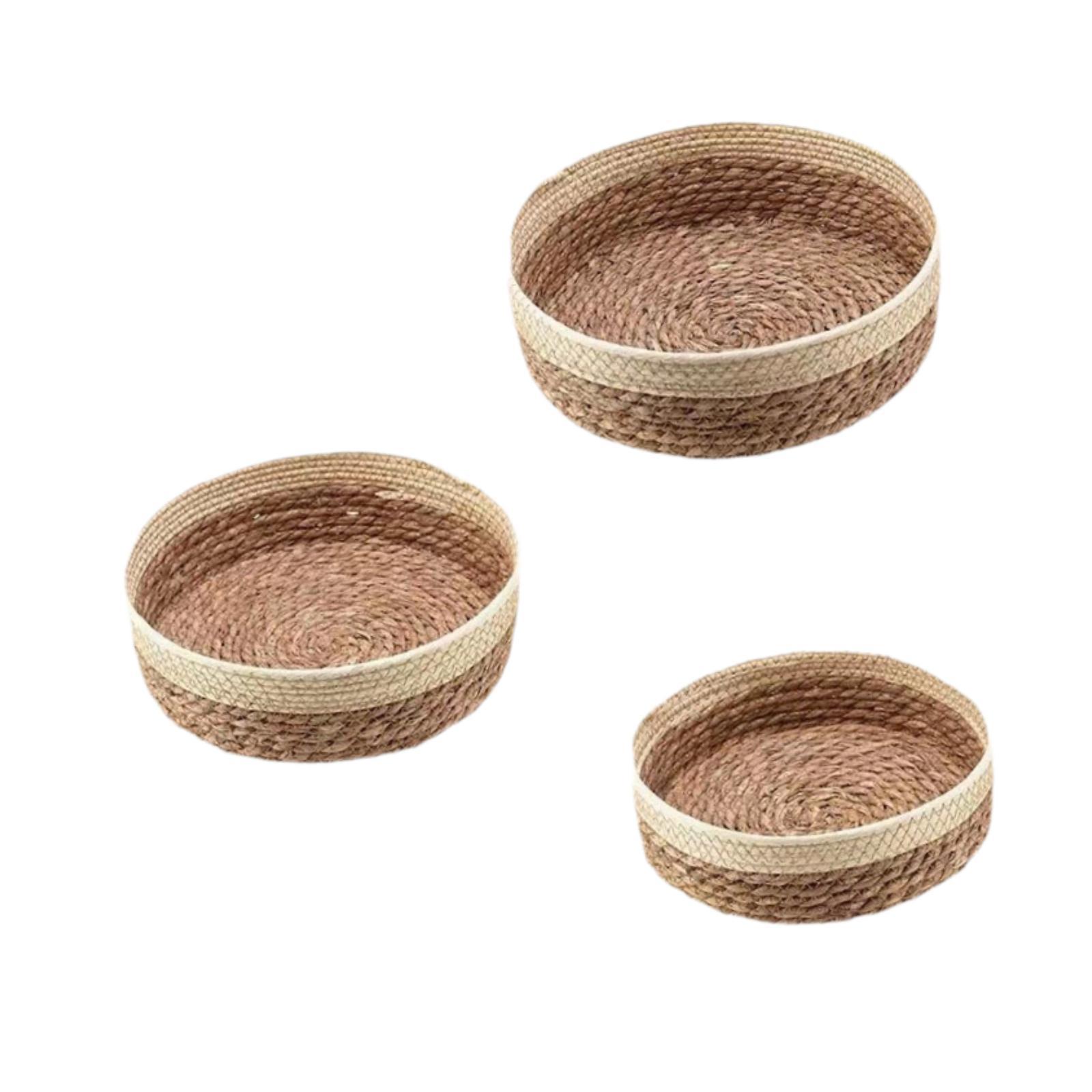 Snacks Food Gift Baskets - Panier de rangement pour aliments tressé,