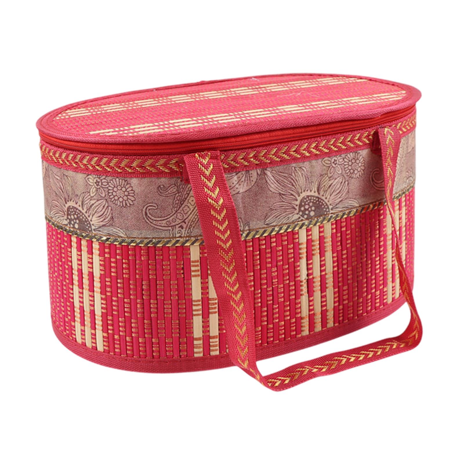 Snacks Food Gift Baskets - Panier pliant en bambou pour le