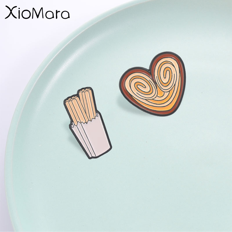 Food Lovers Snacks - Épinglette en émail amusante sur le