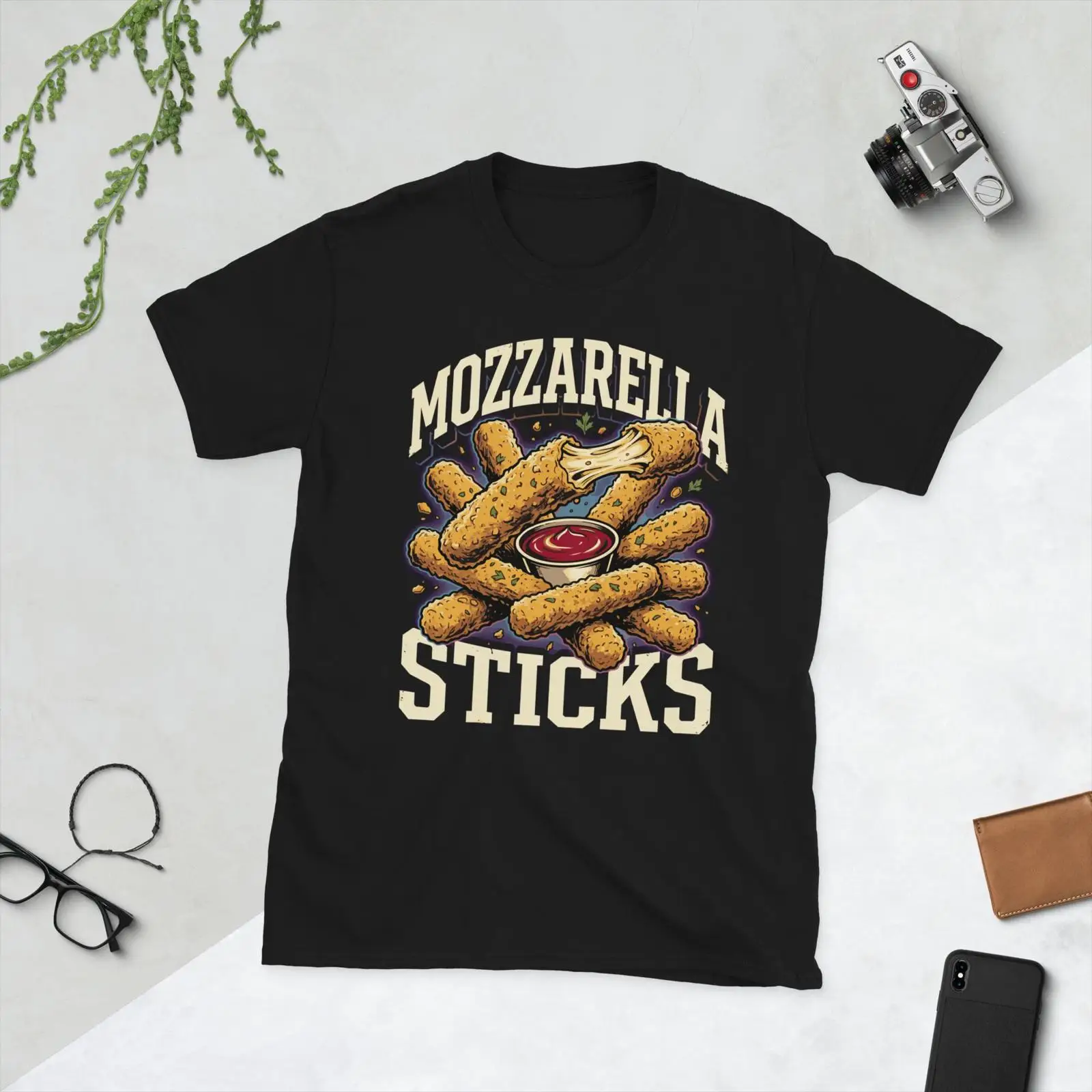 Food Lovers Snacks - T-shirt amusant de style fast-food, vintage,