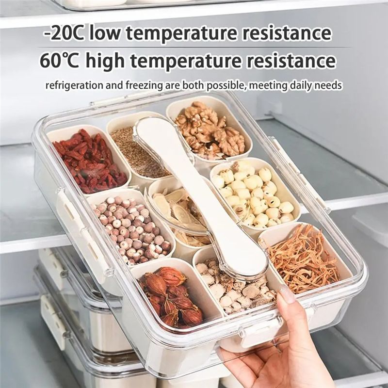 Plateau de service divisé en 9 - Food Snacks Box avis et prix