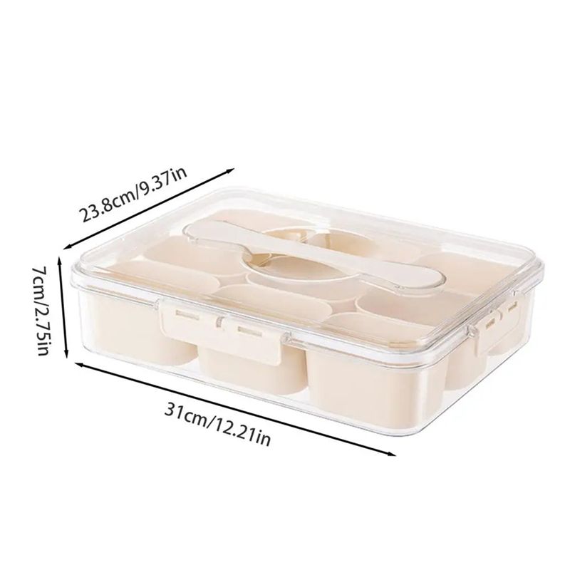 Plateau de service divisé en 9 - Food Snacks Box avis et prix