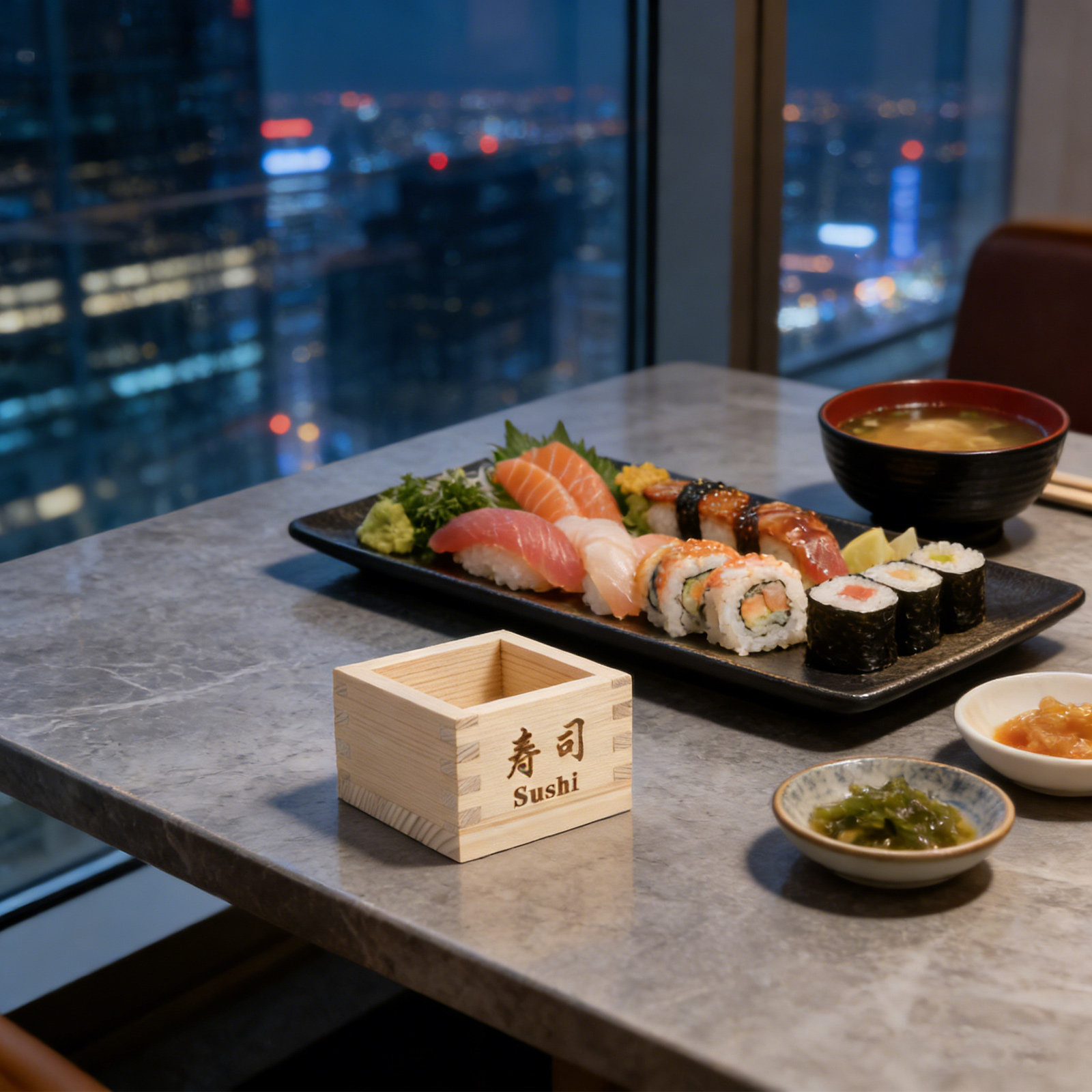 Boîte à saké japonaise en bois - Food Snacks Box avis et prix