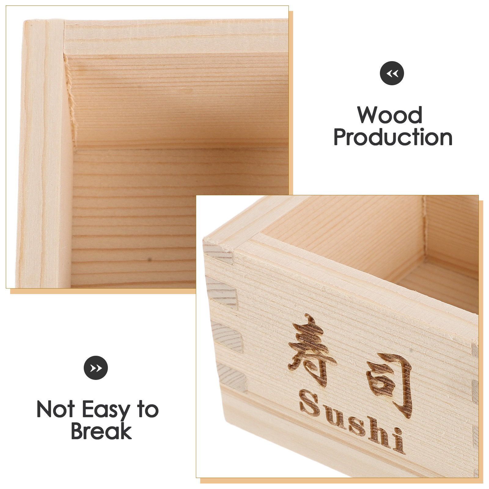 Boîte à saké japonaise en bois - Food Snacks Box avis et prix