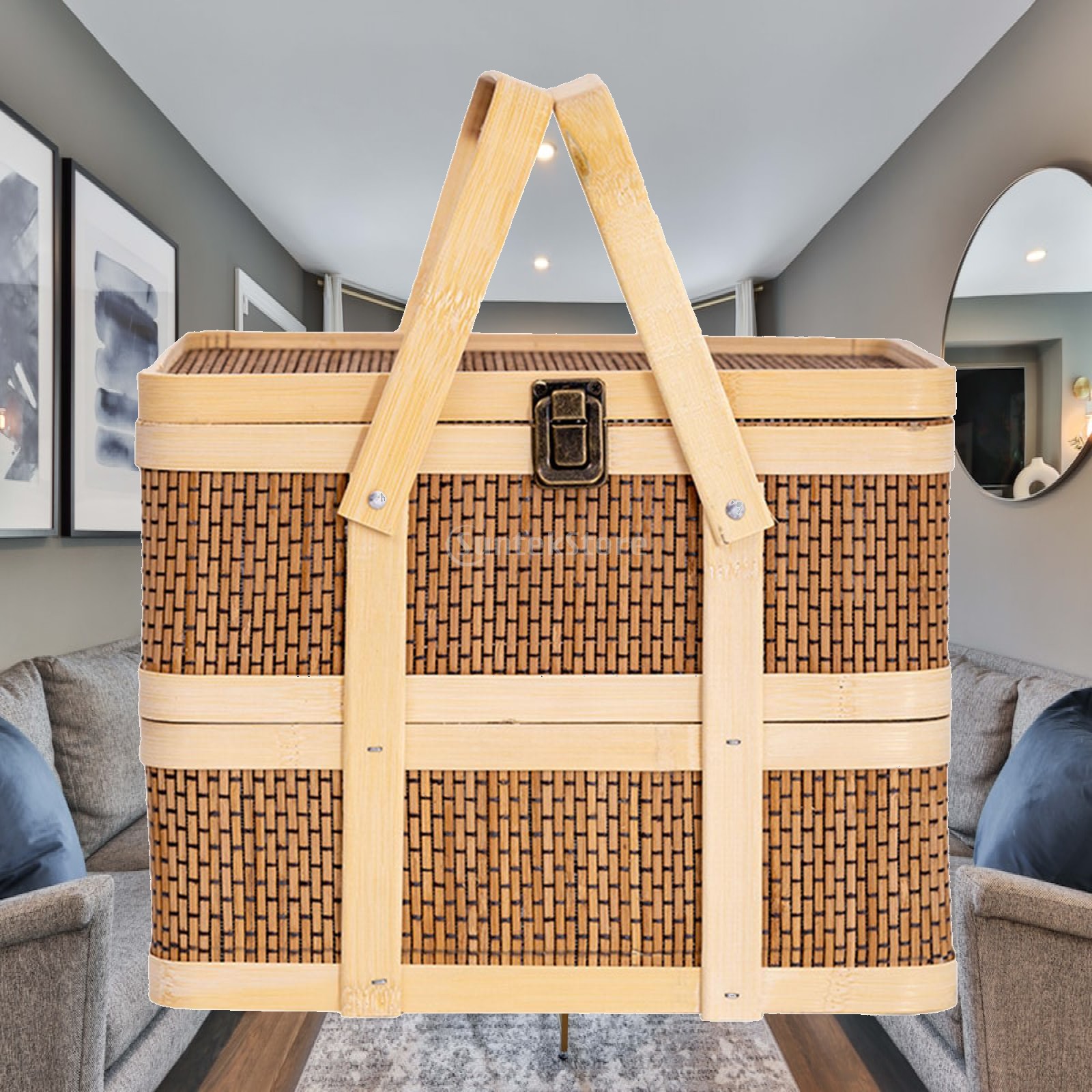 Panier de pique-nique tissé, p - Snacks Food Gift Baskets avis et prix